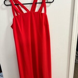 Ivy Lane Womens Red Elegant Strappy Going Out Dress Size Small‎